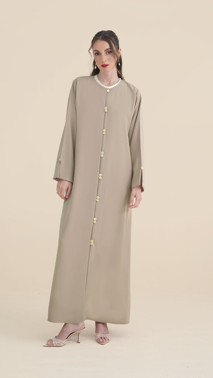 CREME BUTTONS ABAYA